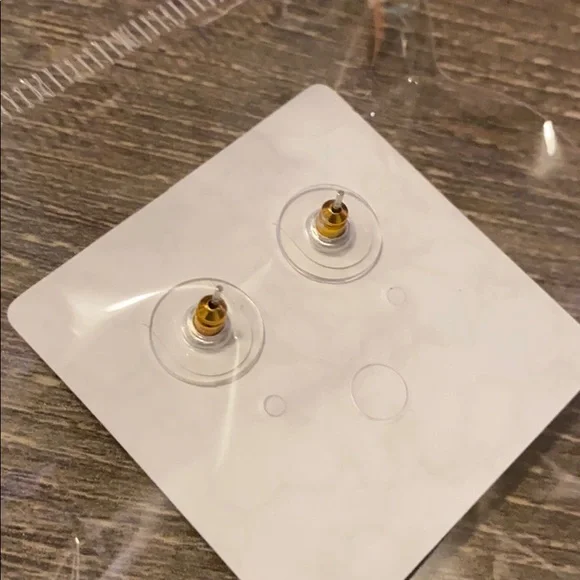 Black Crystal Earrings - Picture 2 of 3